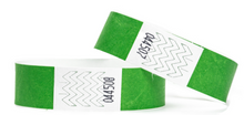 Charger l'image dans la galerie, Bracelet Tyvek 25mm Laser blanc avec impression quadri
