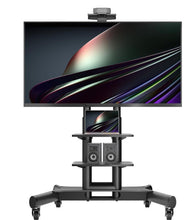 Charger l'image dans la galerie, Support TV roulettes pour TV 40-70 Pouces Professionnel noir
