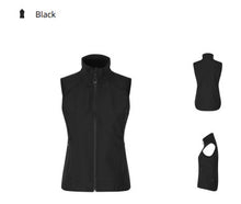 Charger l'image dans la galerie, Softshell MEDIA sans manche noir femme
