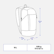 Charger l'image dans la galerie, Sac à dos de randonnée 10L NH100 Arpenaz noir

